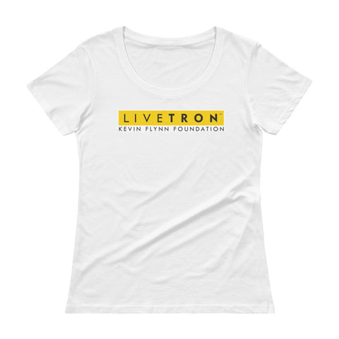 LIVE TRON - Ladies' Scoopneck T-Shirt