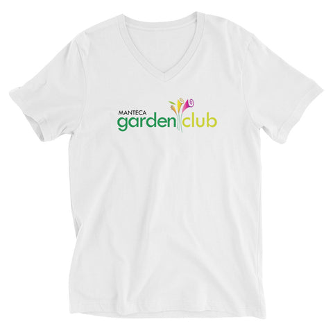 Unisex Short Sleeve V-Neck T-Shirt - Manteca Garden Club