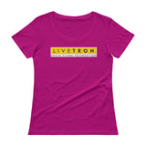 LIVE TRON - Ladies' Scoopneck T-Shirt