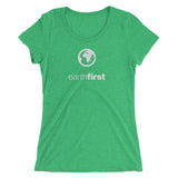 earth first - Ladies' short sleeve t-shirt