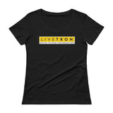 LIVE TRON - Ladies' Scoopneck T-Shirt