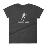 I Wanna Rock - Female - Curling T-Shirt
